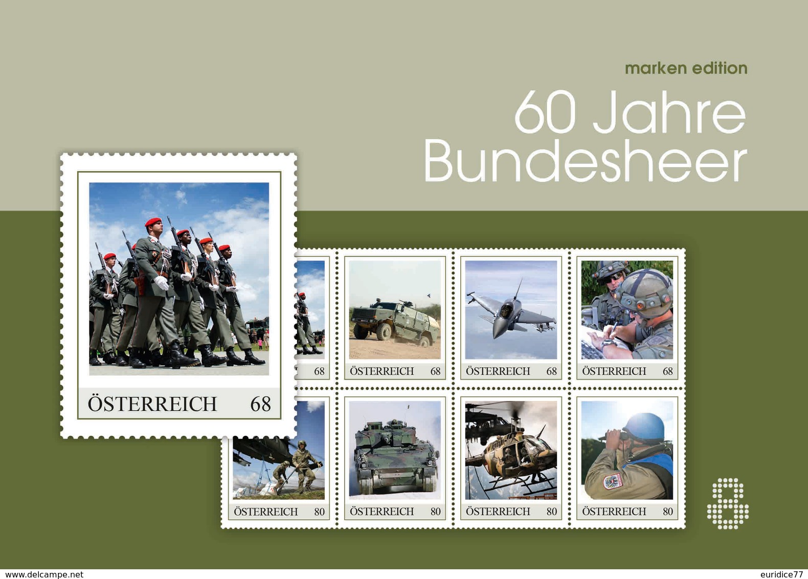 Austria 2015 -  60 Jahre Bundesheer (Marken Edition) - Águilas & Aves De Presa