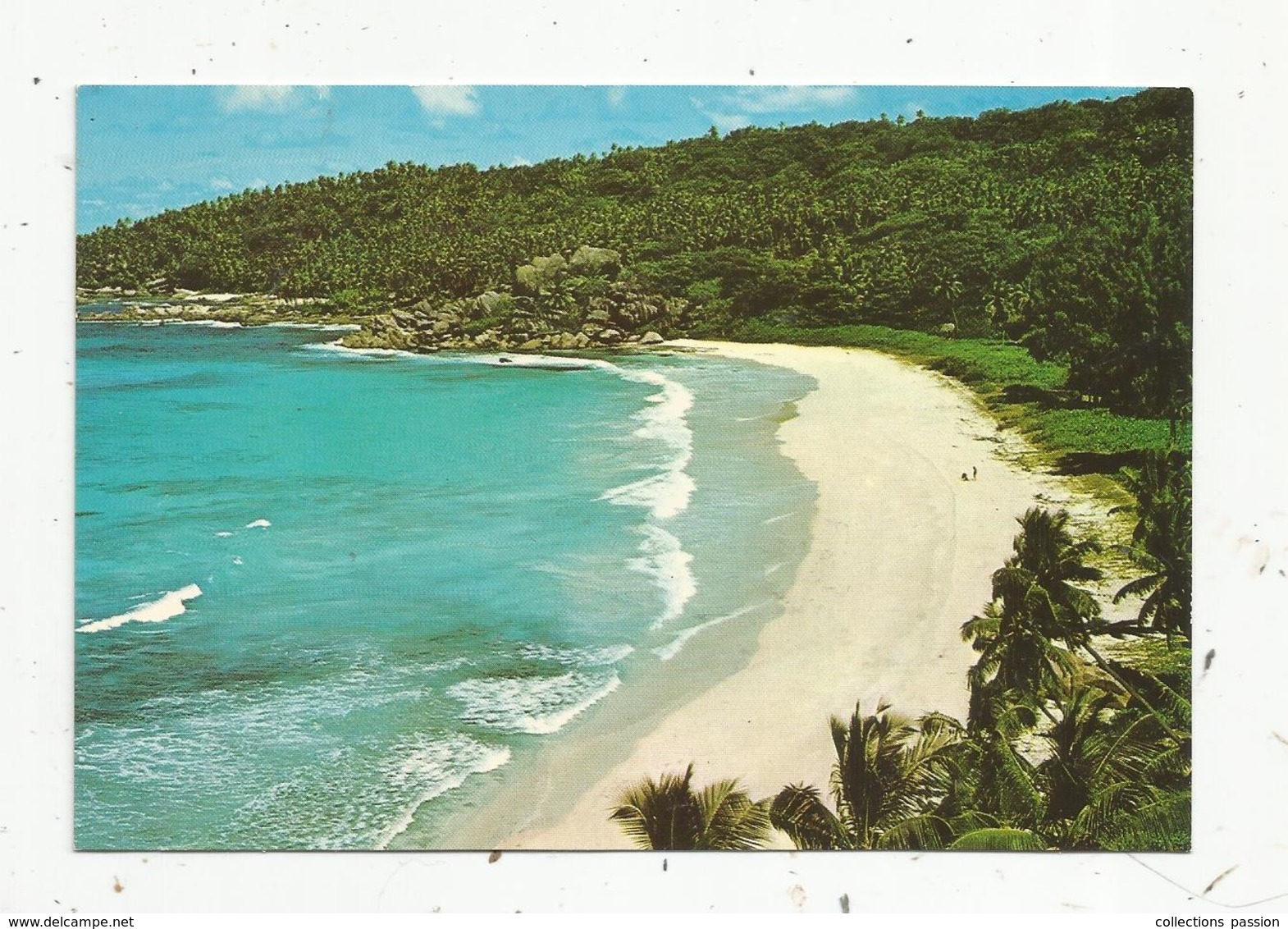 Cp, SEYCHELLES ,  Grand Anse ,la Digue ,  écrite,  Photo Eden - Seychellen