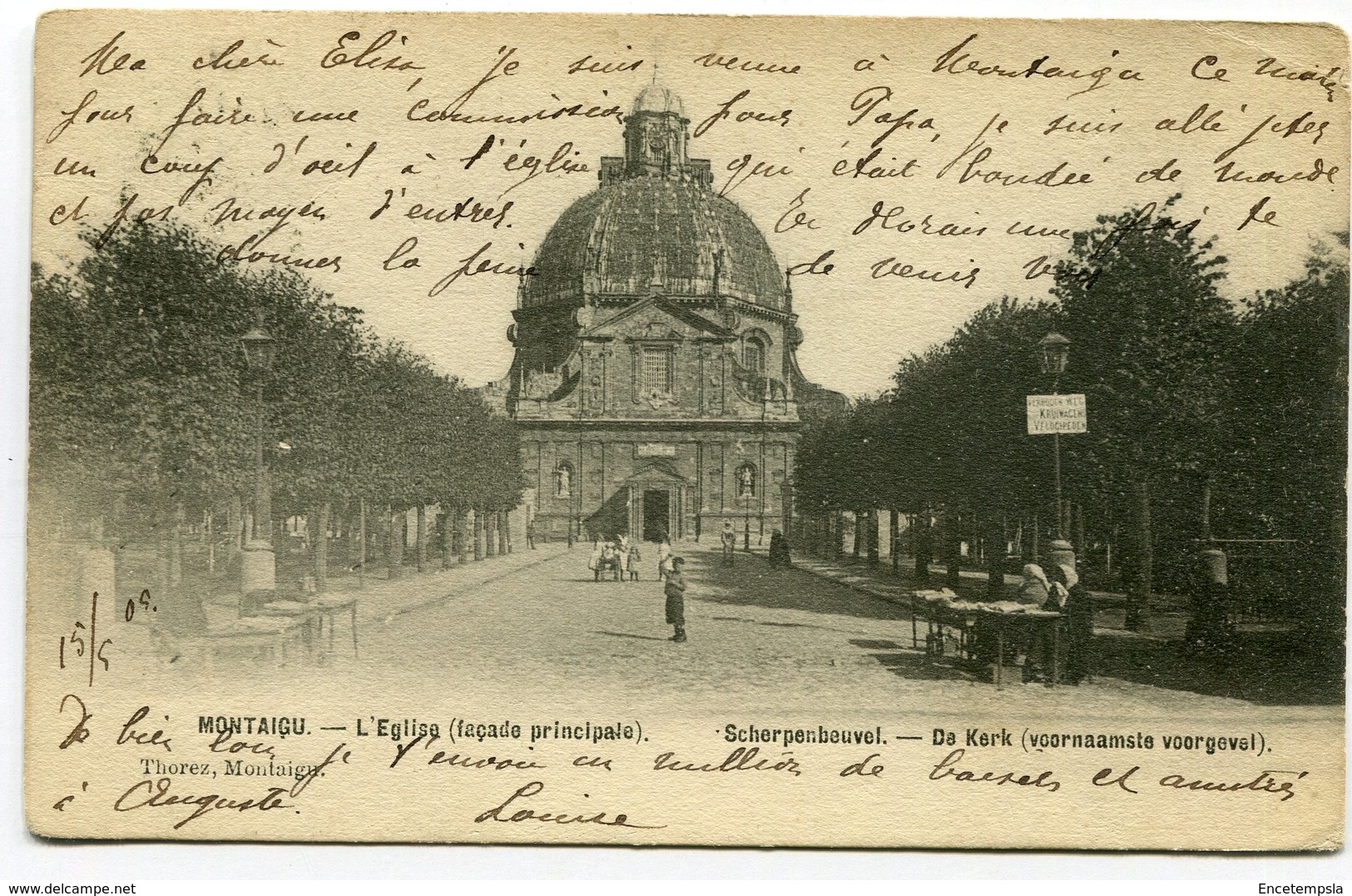 CPA - Carte Postale - Belgique - Montaigu - L'Eglise - 1905 (C8699) - Scherpenheuvel-Zichem