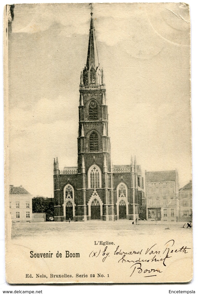 CPA - Carte Postale - Belgique - Souvenir De Boom - L'Eglise - 1902 (C8700) - Boom