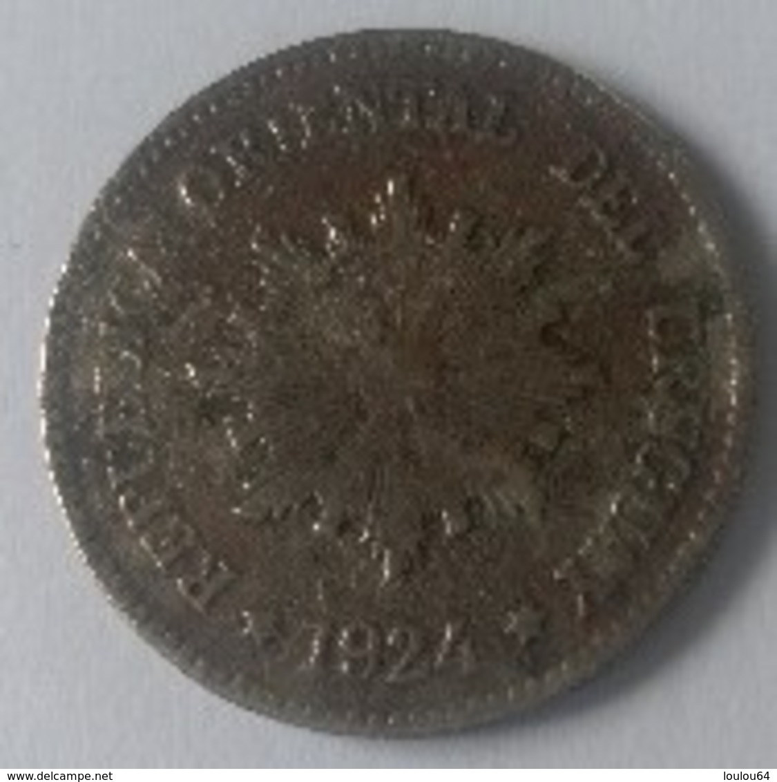 URUGUAY - 2 Centesimos 1924 - - Uruguay