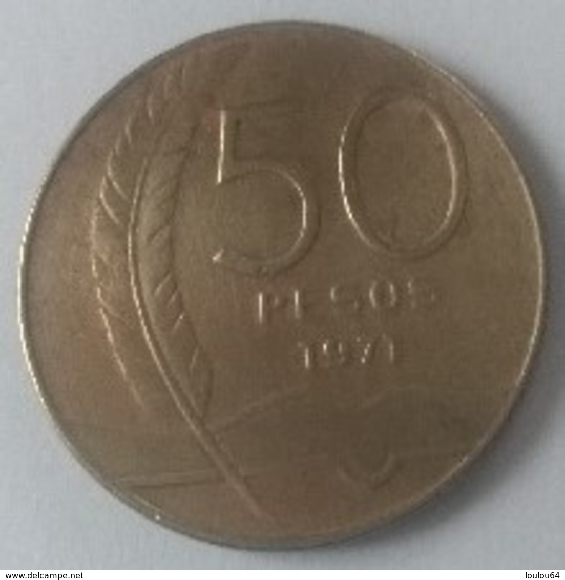 URUGUAY - 50 Pesos 1971 - RODO 1871-1917 - - Uruguay