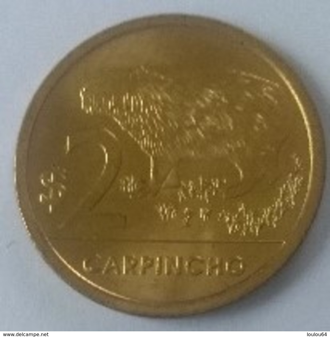 URUGUAY - 2 Pesos 2014 - CARPINCHO - - Uruguay