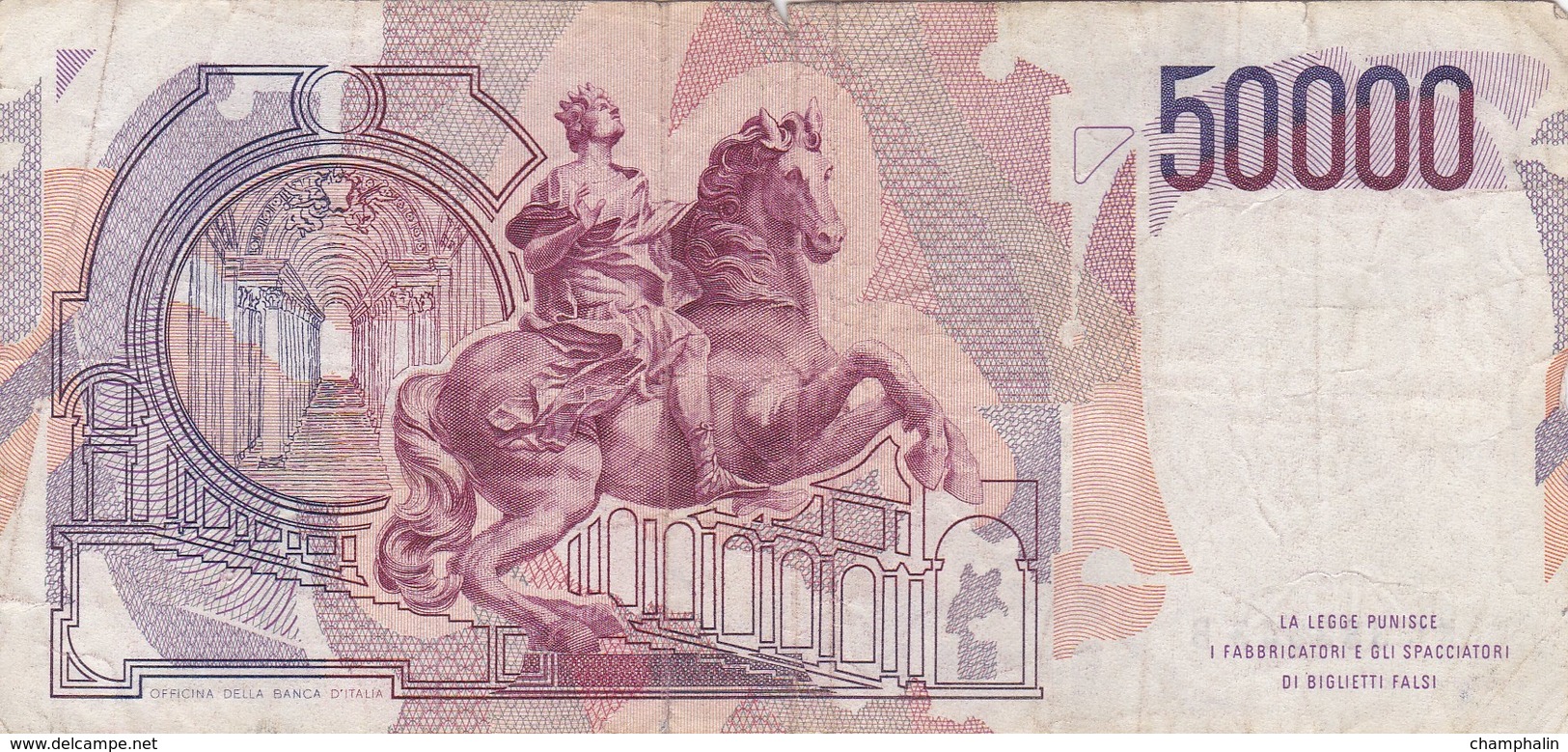 Italie - Billet De 50000 Lire - G.L. Bernini - 6 Février 1984 - 50000 Liras