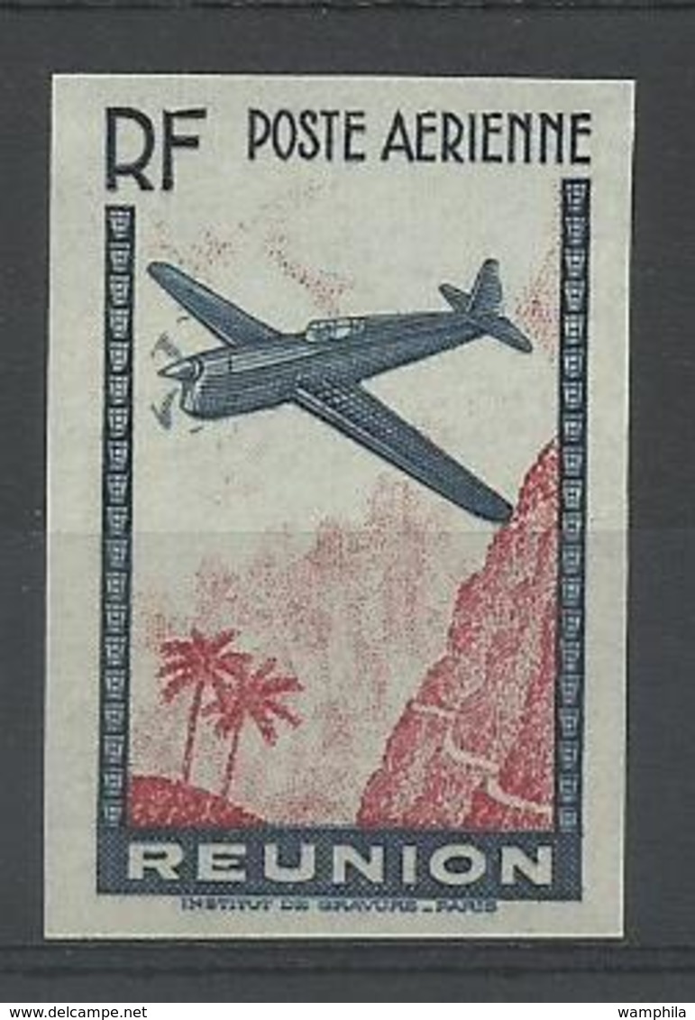 Réunion Variété PA 2 ** Non Dentélé Sans La Valeur, Cote YT 150€ - Luftpost