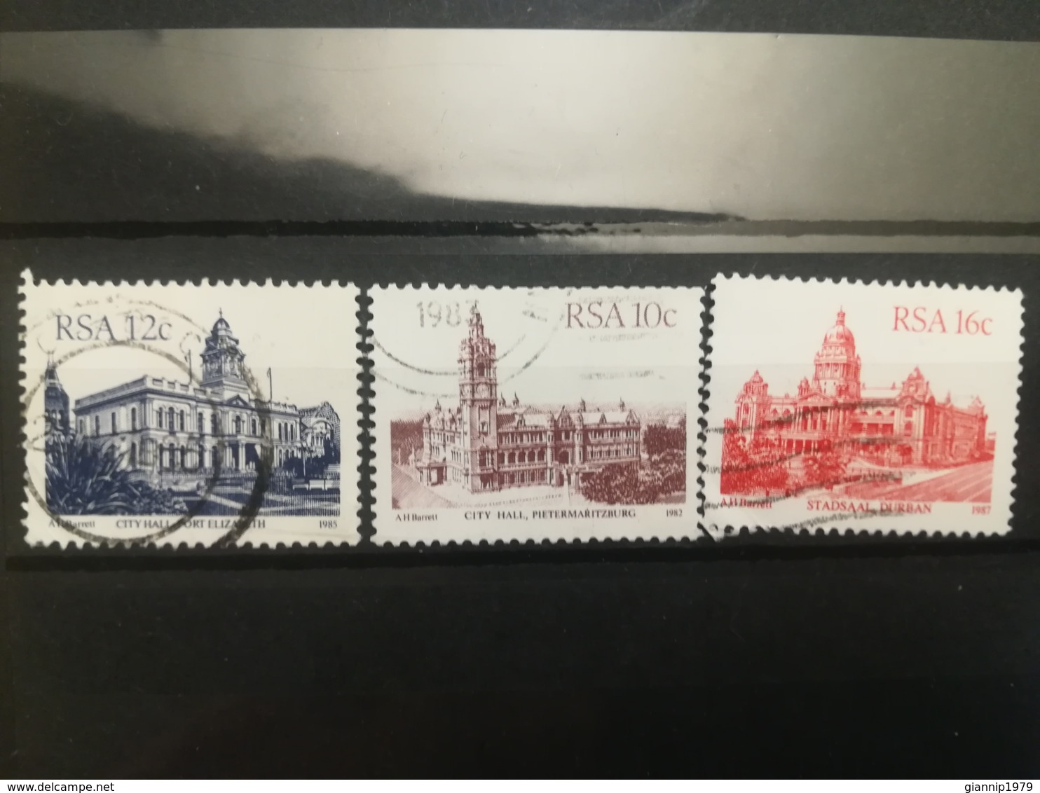 FRANCOBOLLI STAMPS SUD AFRICA SOUTH 1982 USED SERIE EDIFICI ARCHITECTURE   RSA - Usati