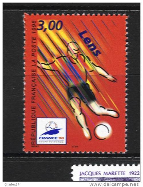 France 3010  Neuf ** ( "France 98" Lens) Cote 1,40€ - Unused Stamps