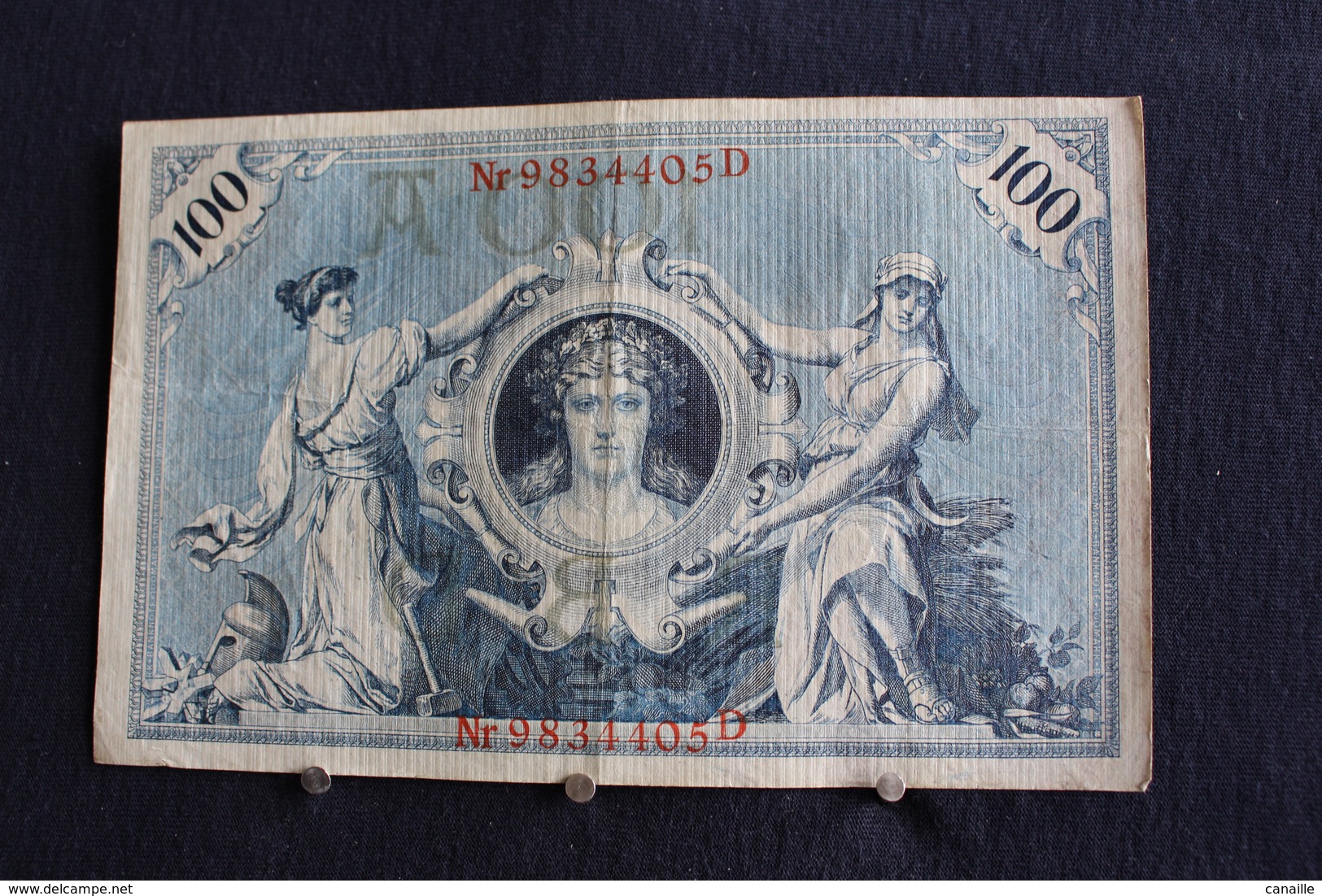 11 / Allemagne -  Empire Allemand , Reichsbanknote -  100 Mark - Berlin  7. 2.1908  /  N°  Nr 9834405 D - 100 Mark