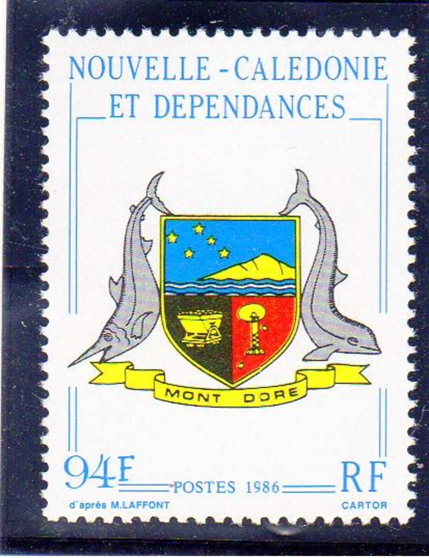Nlle Calédonie 1986 Armoiries Du Mont Dore  N° YT 524 Neuf** - Unused Stamps