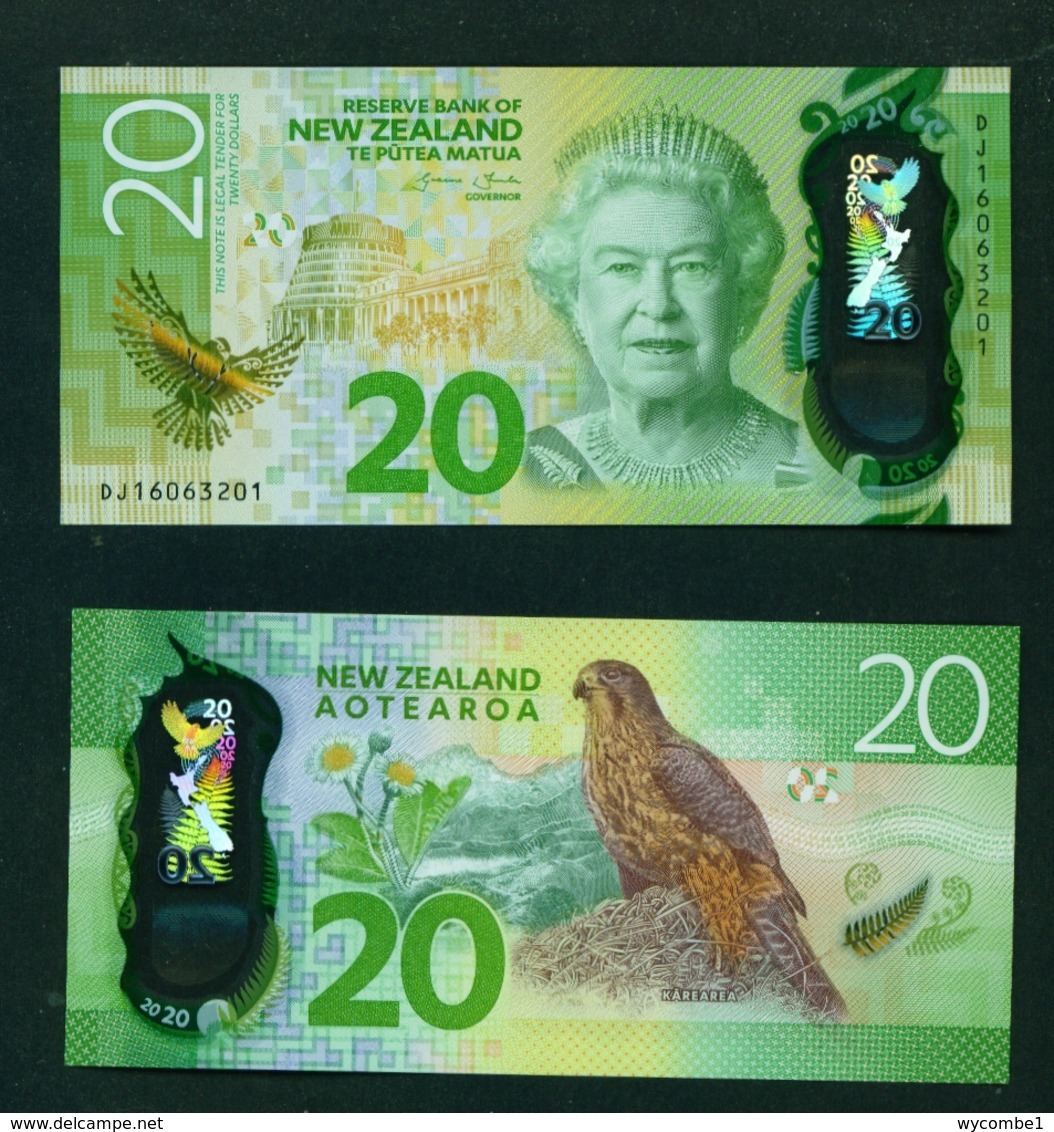 NEW ZEALAND  -  2016  20 Dollars  UNC - New Zealand