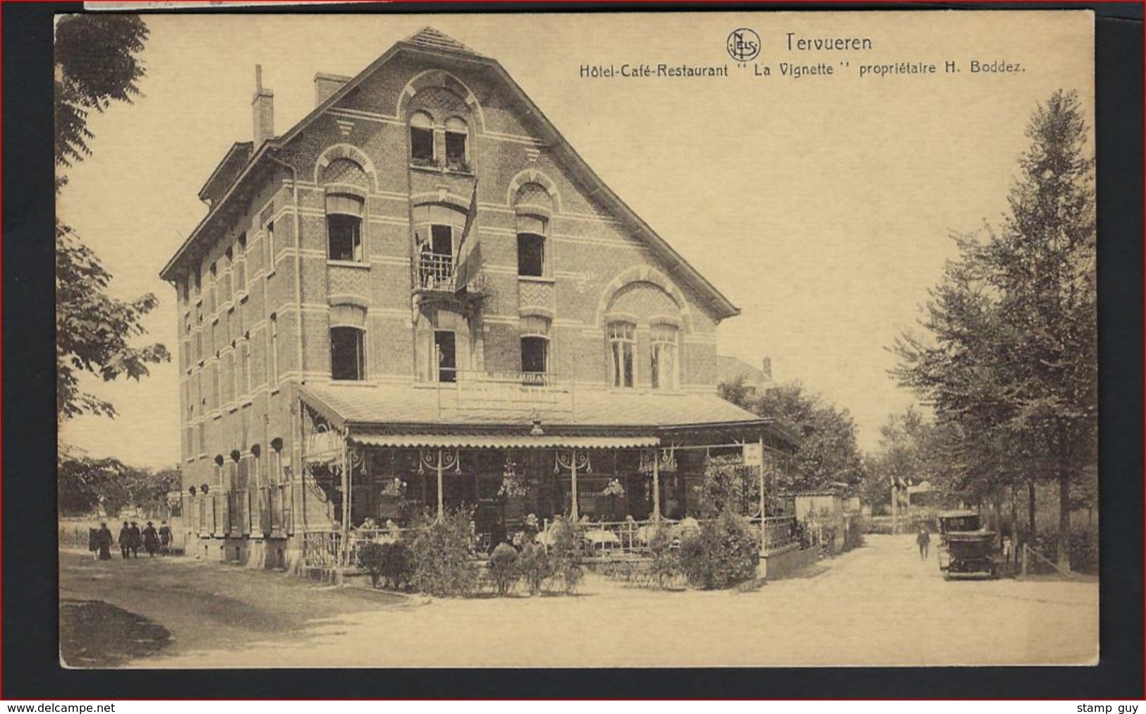 Ongebruikte Postkaart Van TERVUEREN " Hôtel Café Restaurant La Vignette Propriétaire H.Boddez " ! - Tervuren