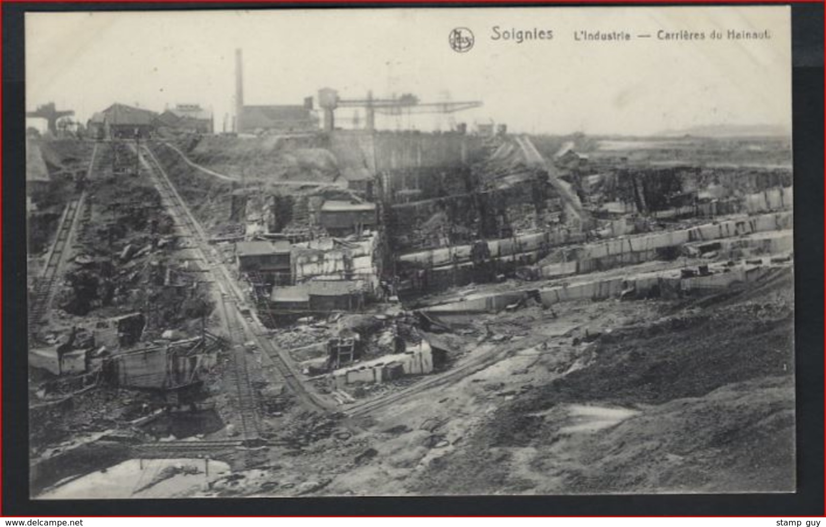 Ongebruikte Postkaart Van SOIGNIES L'INDUSTRIE -  CARRIERES DU HAINAUT ; Staat Zie Scan ! - Soignies