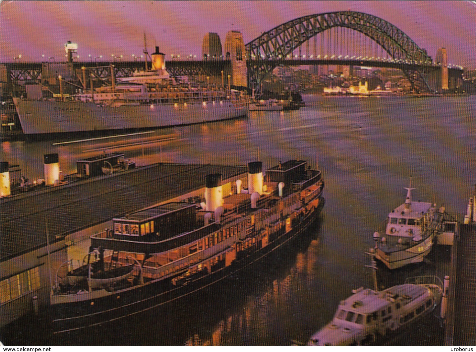 AUSTRALIA - Sydney 1969 - Sydney Harbour At Night - Sydney