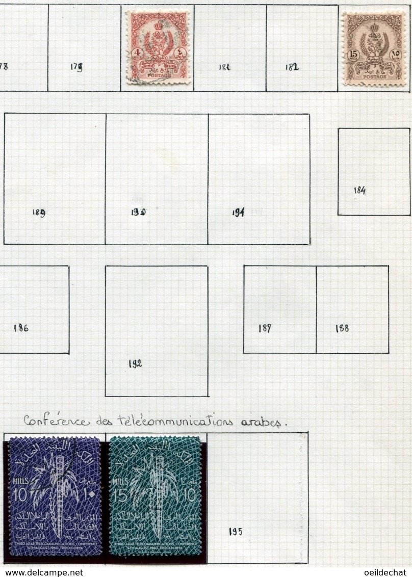 13029 LIBYE Collection Vendue Par Page :  N°163, 165, 168/70, 171/3, 180, 183, 193/4  °/ *  1956- 60   B/TB - Libya