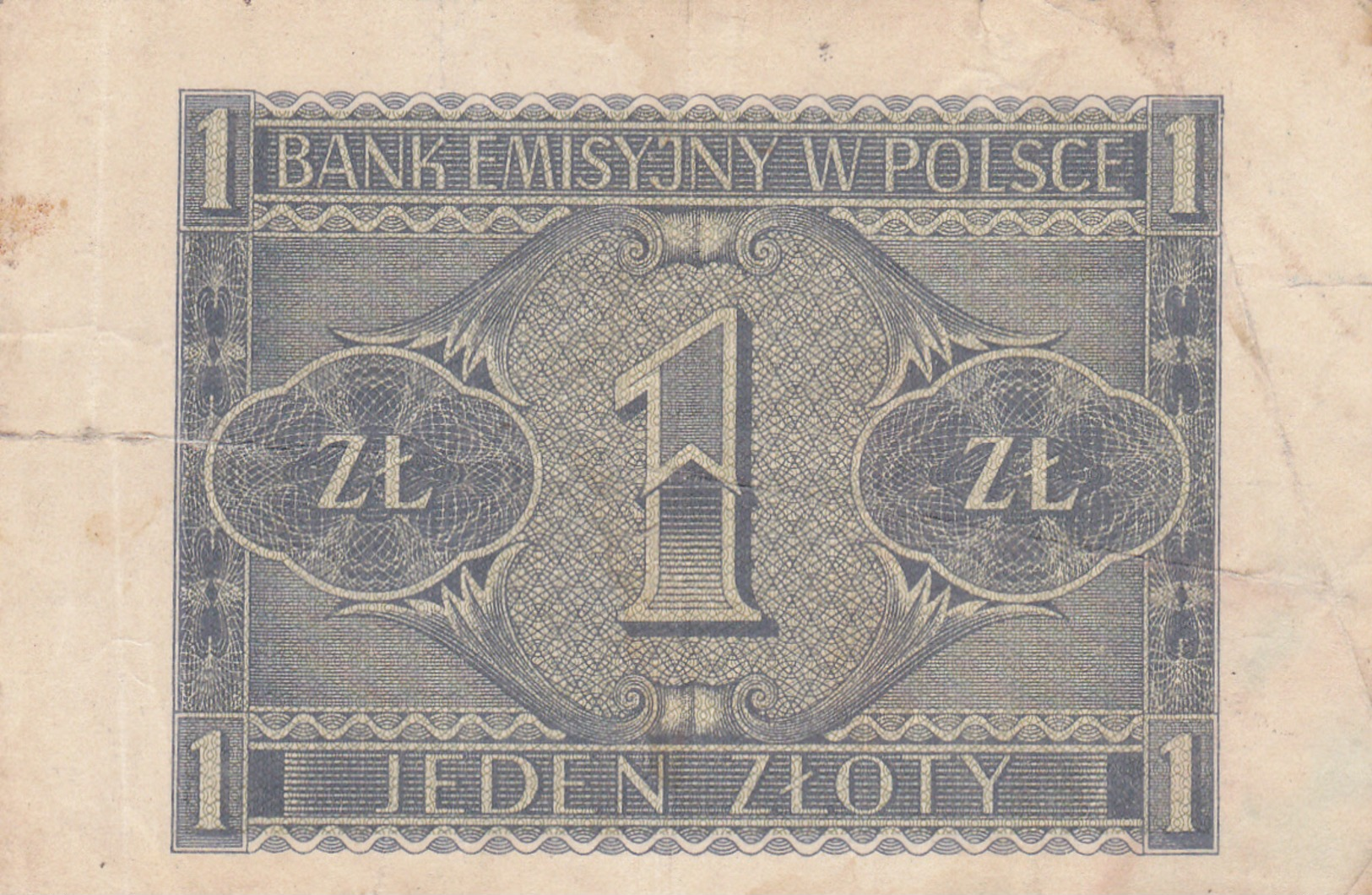 Billet 1 Sloty Pologne. - Poland