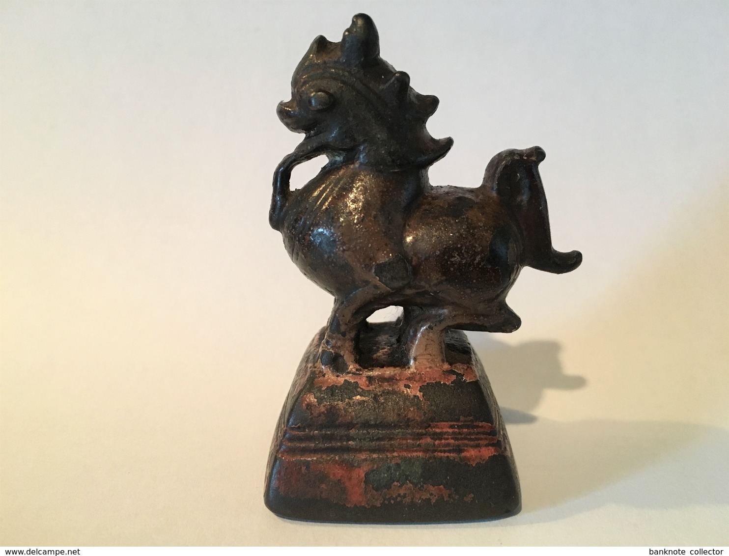 Opiumgewicht,  Opium Weight, Poids Opium, Chinthe ( C2A ) From Myanmar ( Burma ) 20 Tical - 324 G, Original ! - Bronzen
