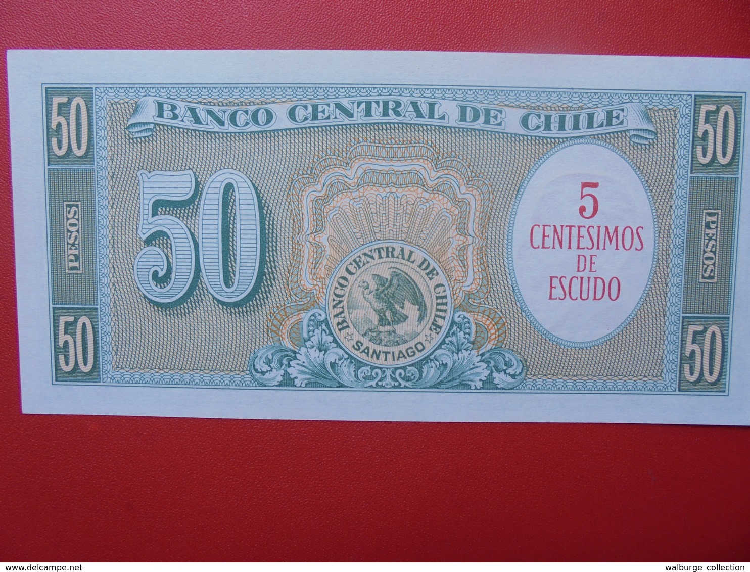 CHILI 50 PESOS 1960-61 PEU CIRCULER/NEUF - Chile