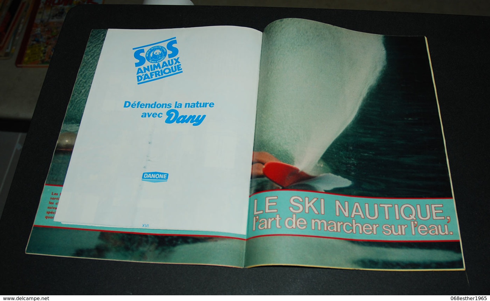 Journal De Mickey N° 1346 De 1978 Avec L'encart Poster Christian Zuber De Danone - Journal De Mickey