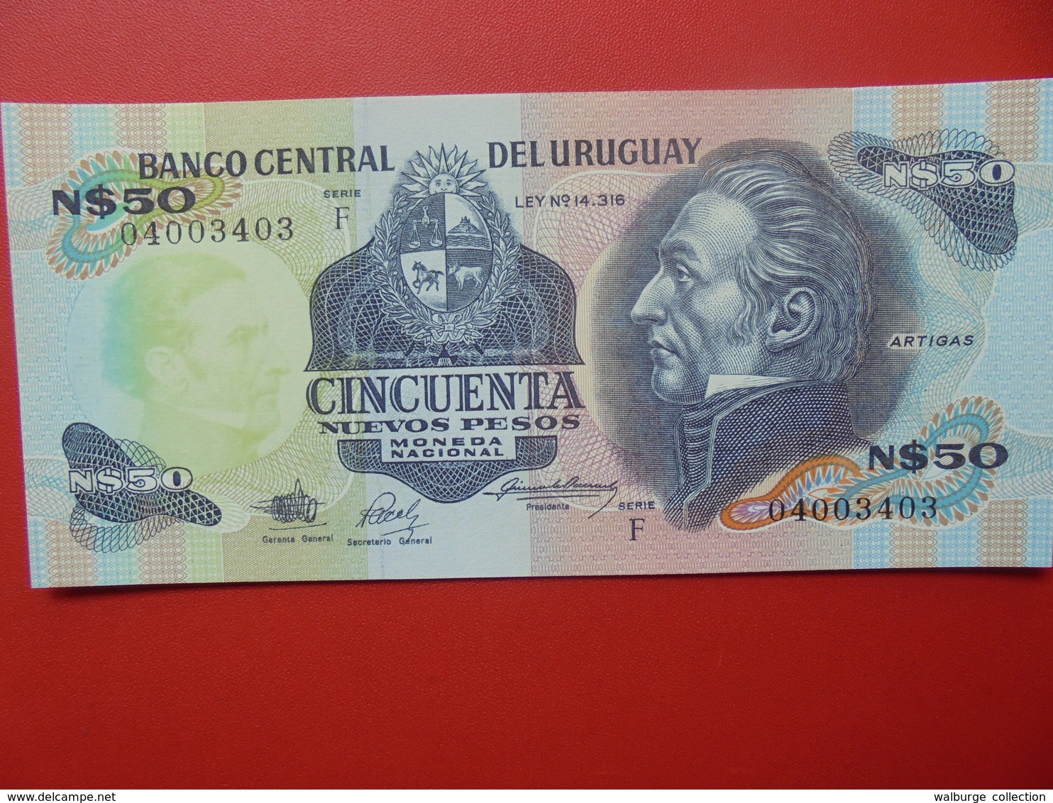 URUGUAY 50 PESOS 1986-89 PEU CIRCULER/NEUF - Uruguay