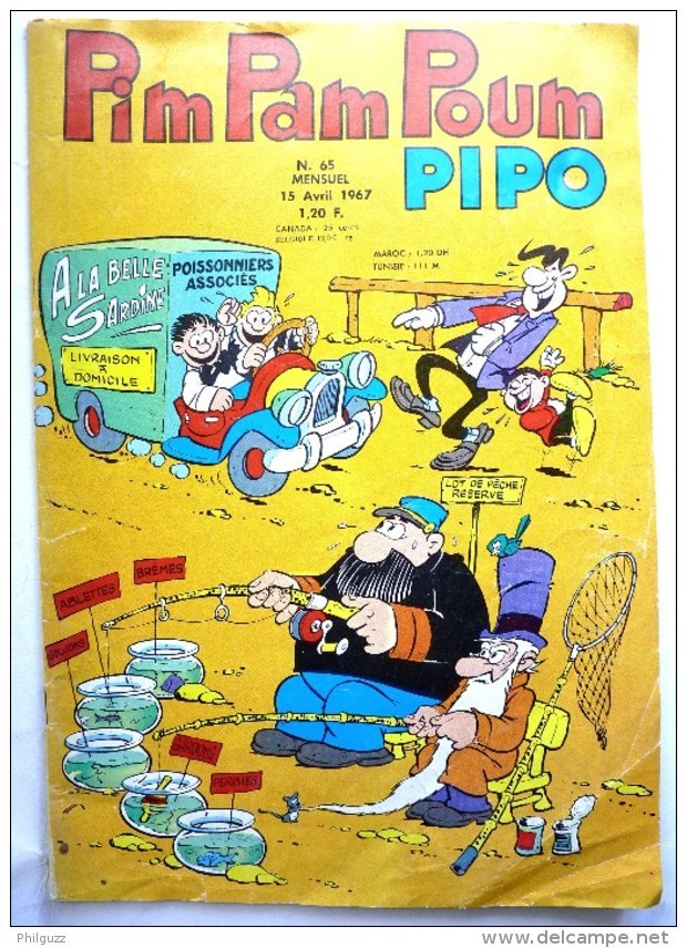 PIM PAM POUM PIPO (Lug)  N°65 PETIT FORMAT 1967 - Pim Pam Poum