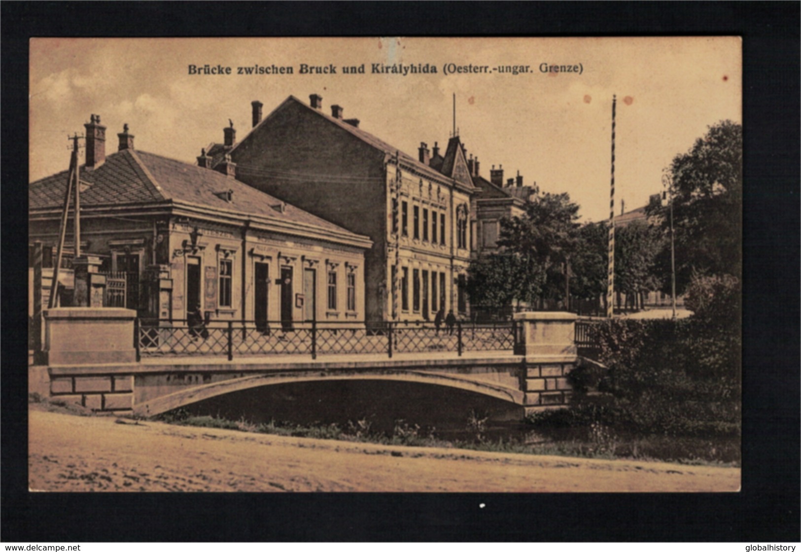 DE2144 -BRÜCKE ZWISCHEN BRUCK UND KIRÀLYHIDA ( OESTERR.-UNGAR. GRENZE) 1913 - N.Ö. - Autres & Non Classés