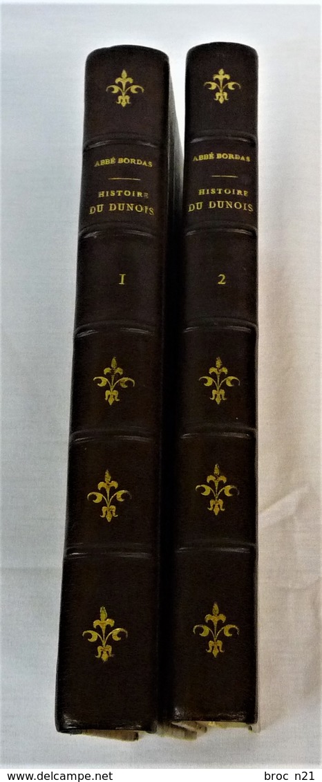 Abbé BORDAS, Histoire Sommaire Du Dunois, De Ses Comtés Et De Sa Capitale, Chateaudun, 2 Tomes, 1884 E.O. - 1801-1900