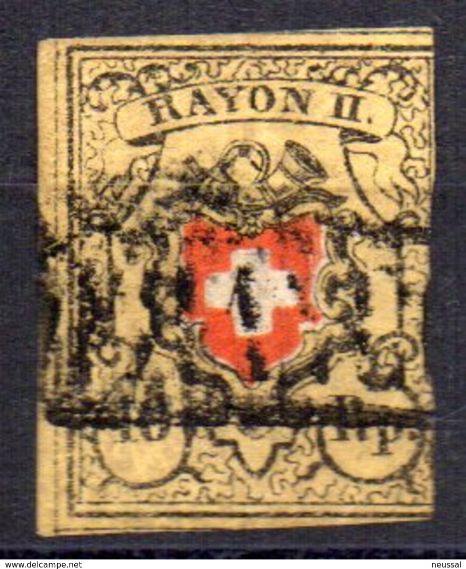 Sello  Nº 15   Suiza - 1843-1852 Kantonalmarken Und Bundesmarken