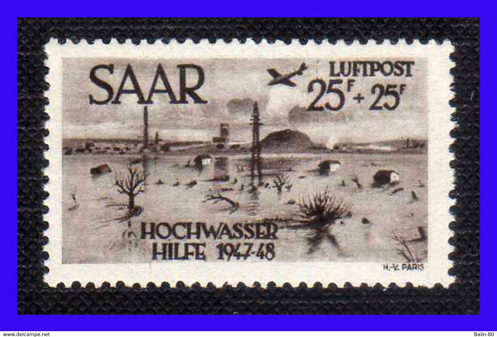 1948 - Saar - Sc. CB 1 - MNH - SA-153 - Nuovi