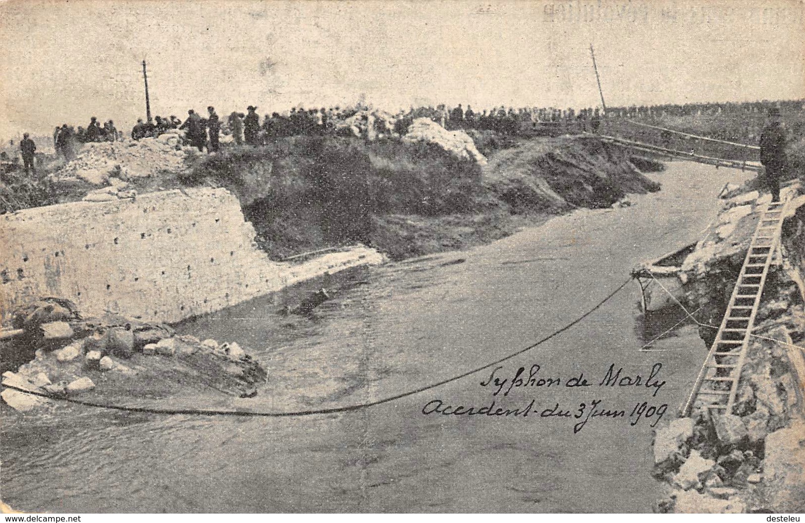 Syphon De Marly Accident Du 3 Juin 1909  Bruxelles Brussel - Hafenwesen