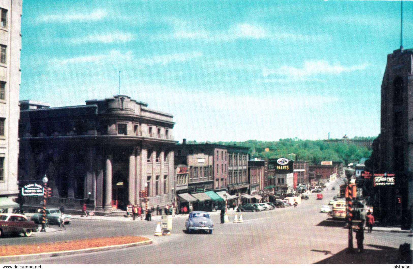 Sherbrooke Québec - Rue King Street - Animated Animée - 2 Scans - Sherbrooke