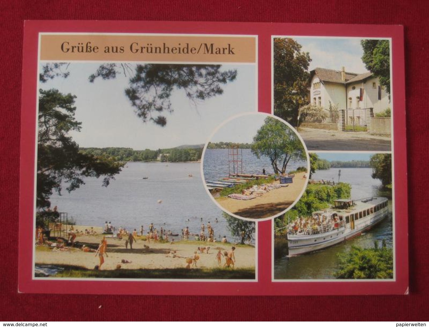 Grünheide / Mark (Oder-Spree) - Mehrbildkarte (Werlsee / Peetzsee / Jugendherberge "Fontane") - Grünheide