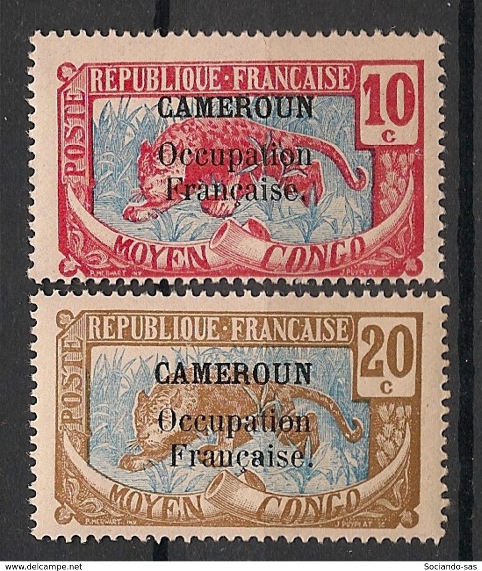 Cameroun - 1916 - N°Yv. 71 Et 73 - Panthère - 2 Valeurs - Neuf Luxe ** / MNH / Postfrisch - Neufs