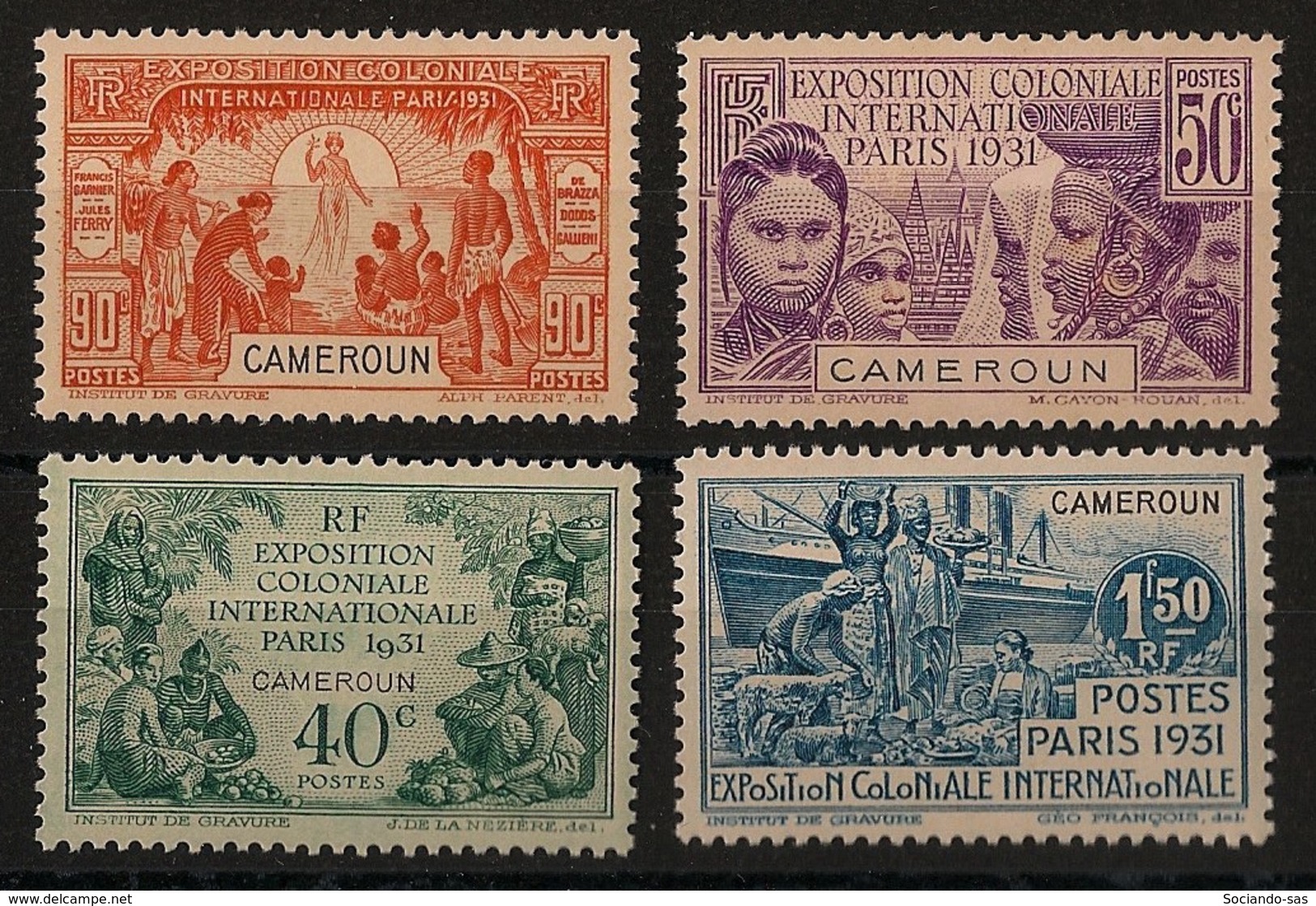 Cameroun - 1931 - N°Yv. 149 à 152 - Exposition Coloniale - Série Complète - Neuf Luxe ** / MNH / Postfrisch - Unused Stamps