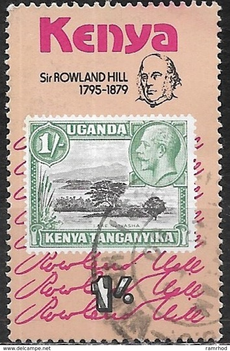 KENYA 1979 Death Centenary Of Sir Rowland Hill - S. Kenya, Uganda And Tanganyika 1935 1s. Stamp FU - Kenya (1963-...)