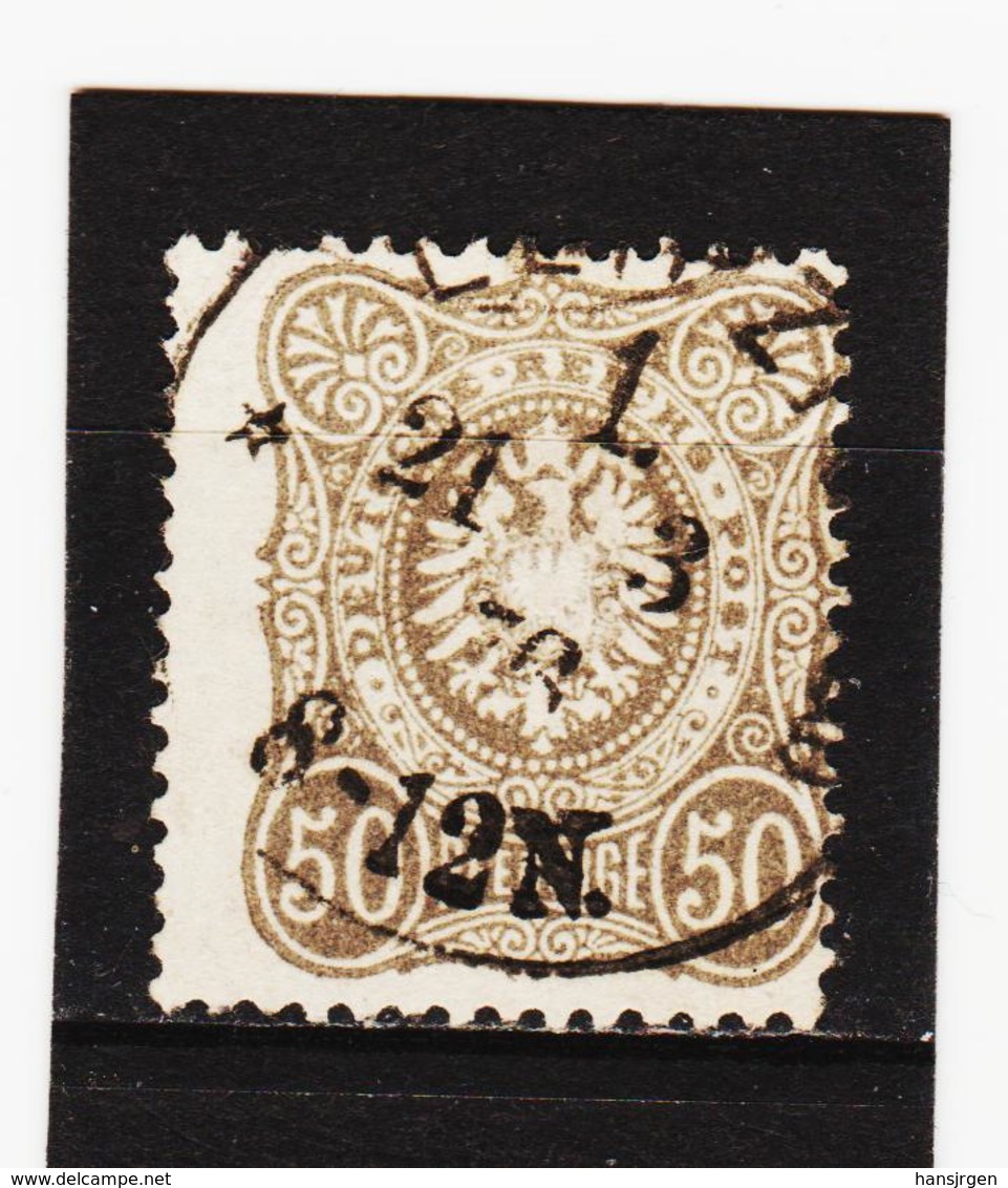 TNT235 DEUTSCHES REICH 1875 Michl 36 Used / Gestempelt Siehe ABBILDUNG - Gebraucht