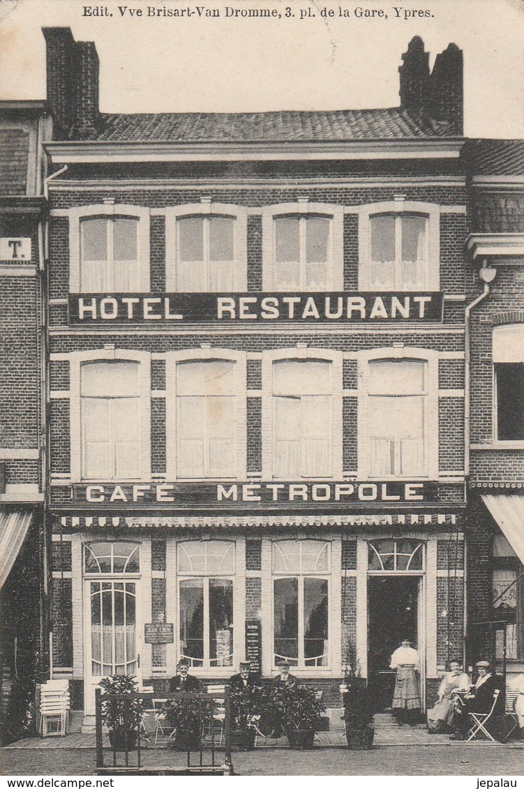 Ypres - Café Hôtel Restaurant Métropole - Autres & Non Classés