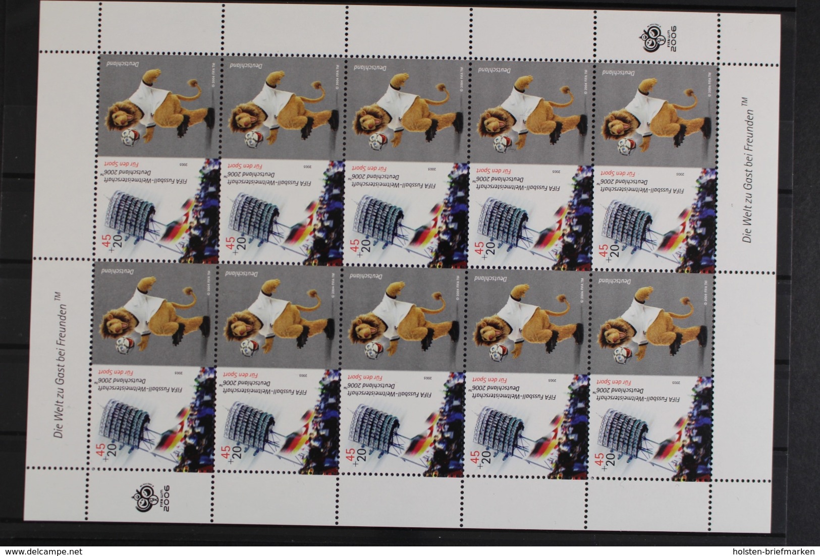 Deutschland, MiNr. 2439, Kleinbogen Fußball WM 2006, Postfrisch / MNH - Ungebraucht