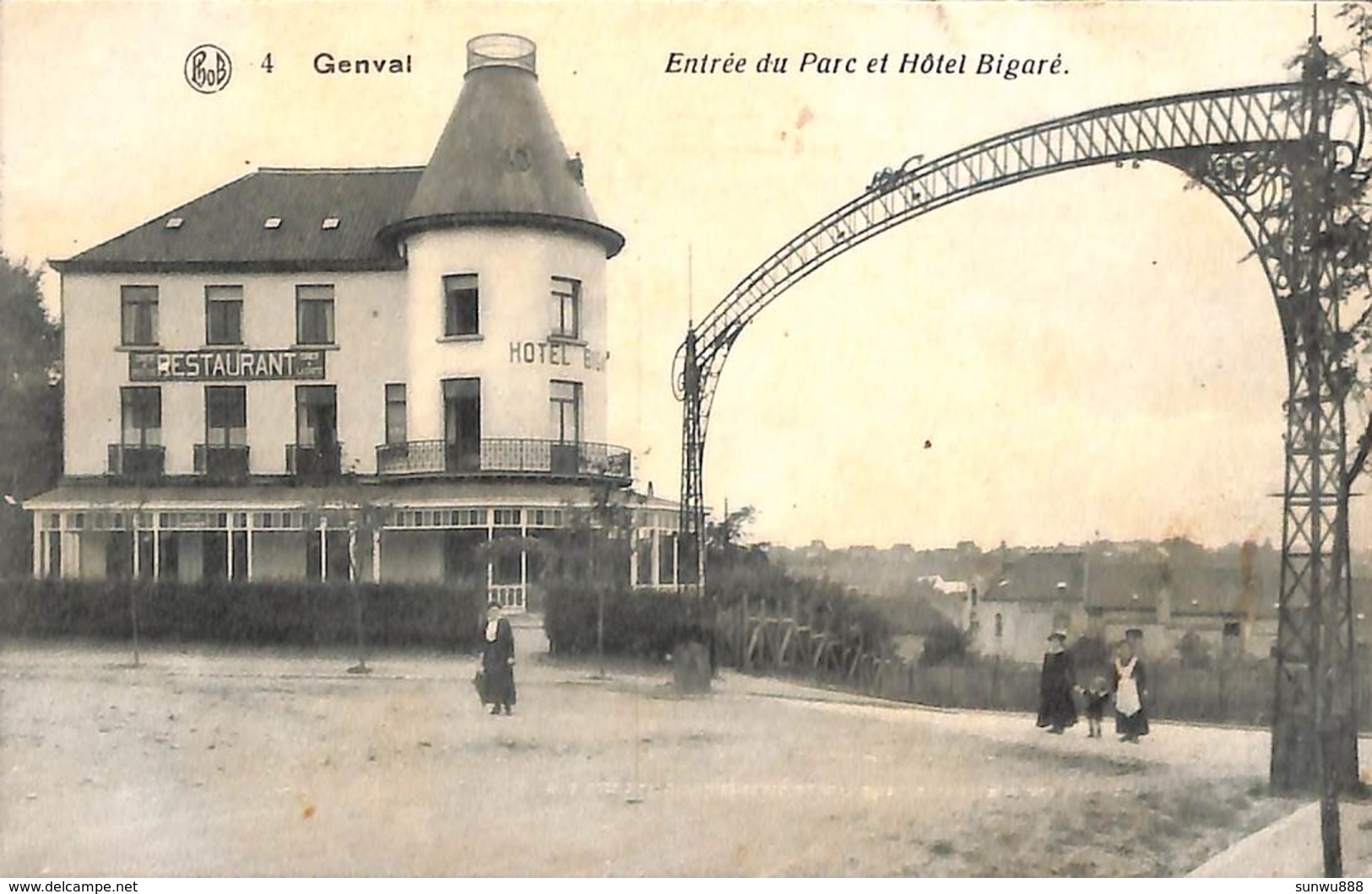 Genval - Entrée Du Parc Et Hôtel Bigard (hôtel Restaurant Animée Phob) - Rixensart