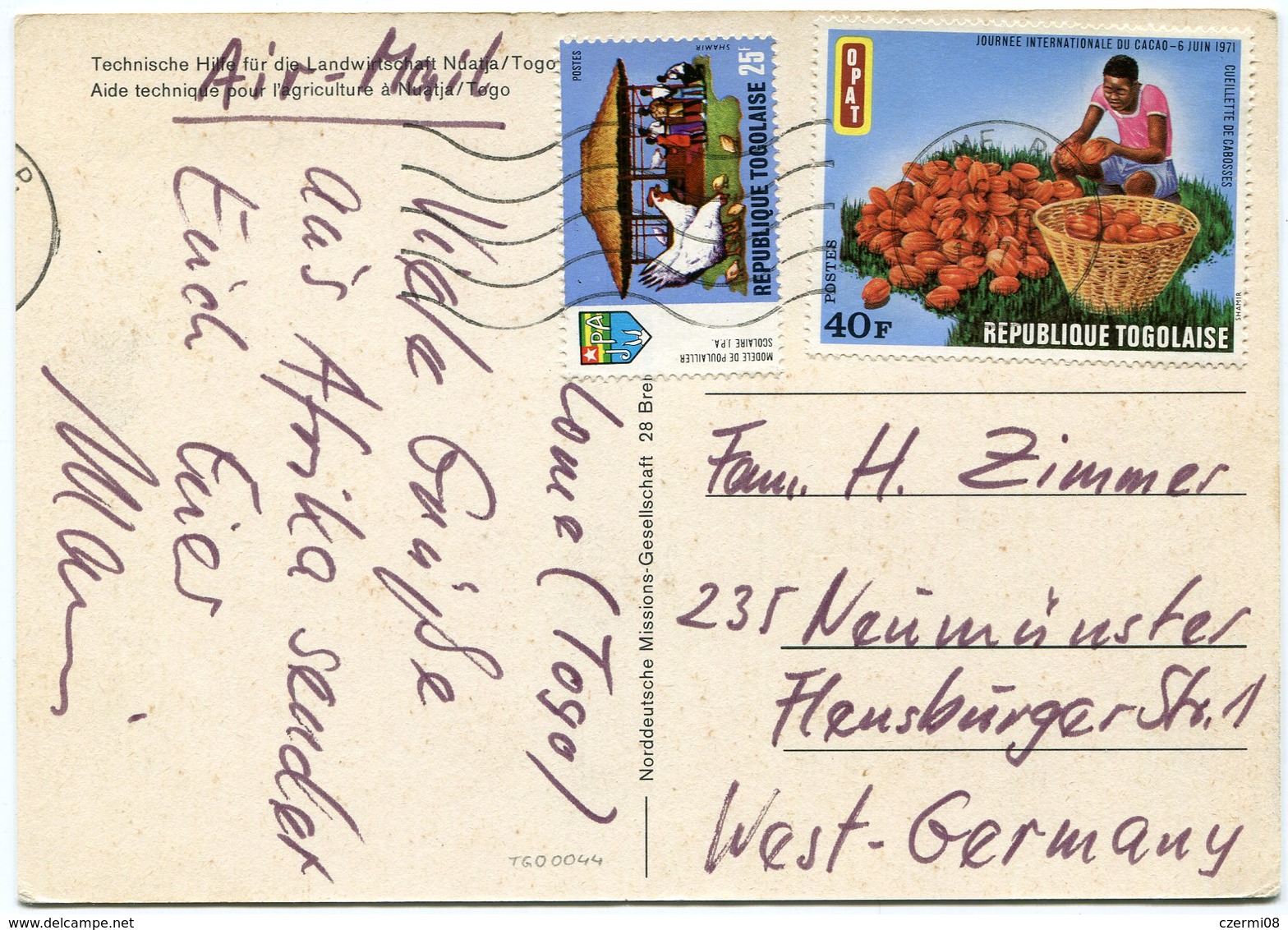 Togo - Postcard - Carte Postale - Togo (1960-...)