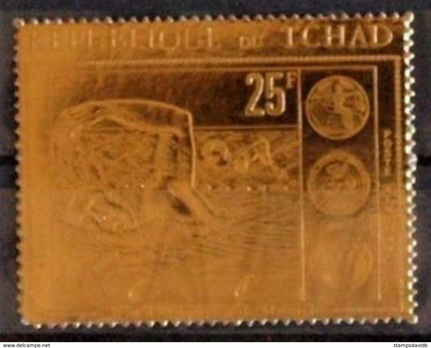 1971	Chad	416gold	1972 Olympic Games In  Munchen	18,00 € - Summer 1972: Munich