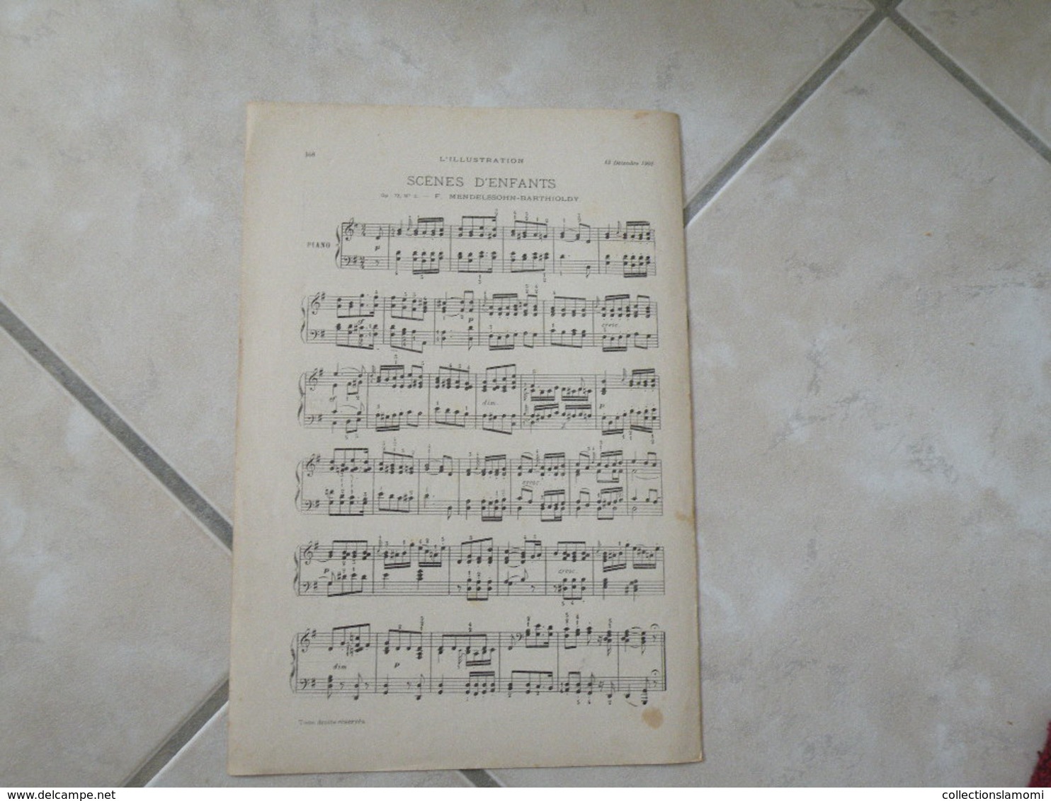 Rose De Noël - Noël Savoyard XVI Siècle - Serenata -Scènes D'enfants -(Musique J.B. Wekerlin)- Partition (Piano) - Instruments à Clavier