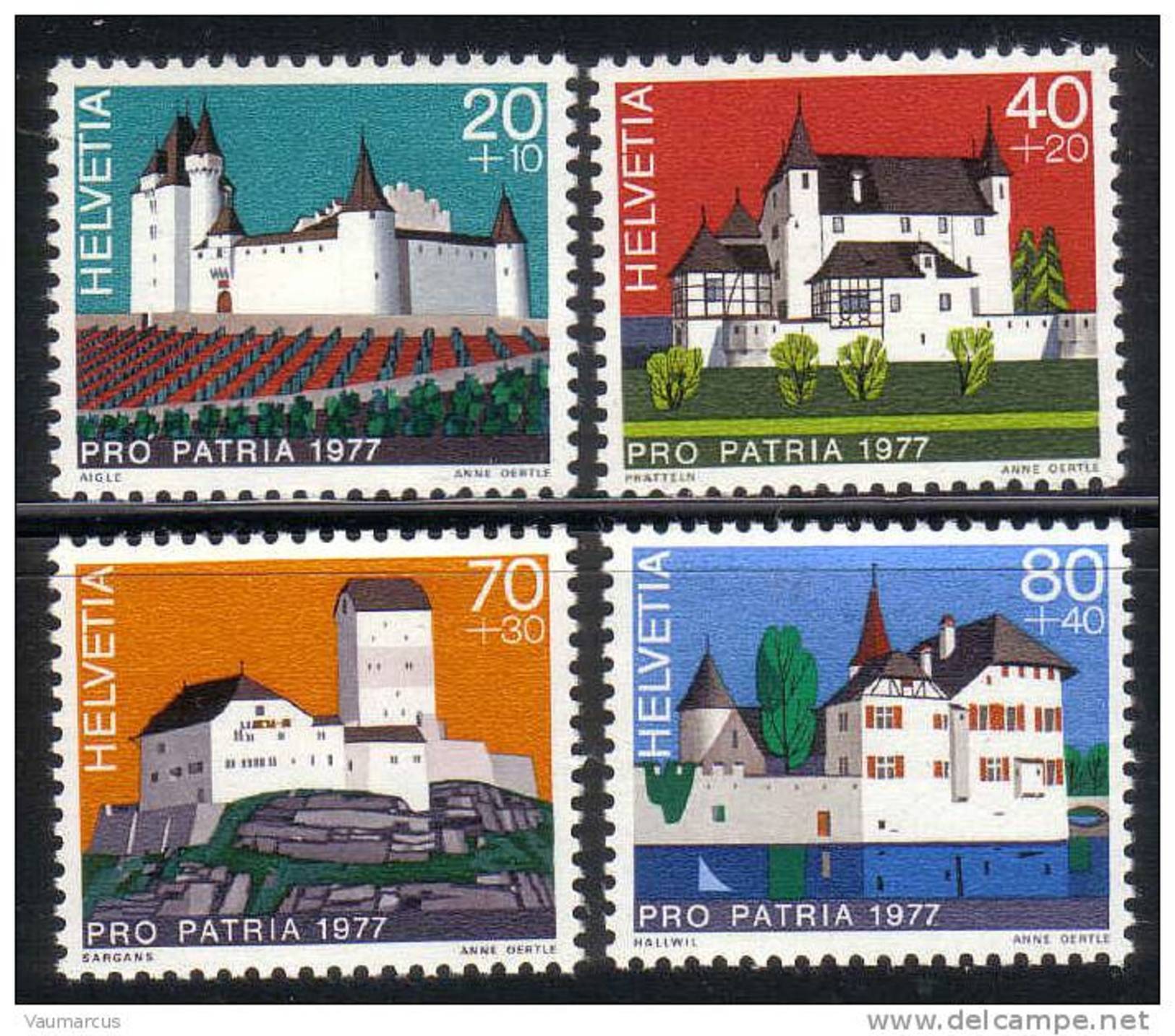 PRO PATRIA 1977 ** / MNH Série Complète Voir Description - Neufs