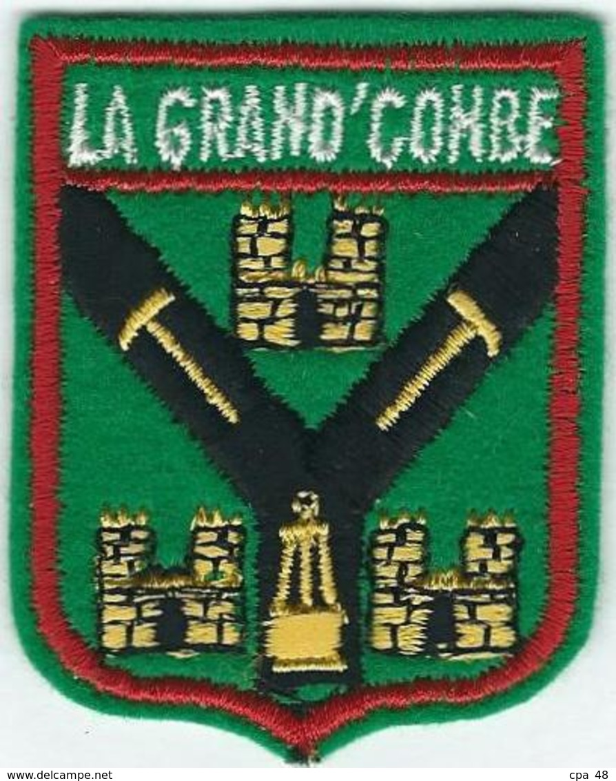 Gard : La Grand Combe, Ecusson (Tissu) - La Grand-Combe