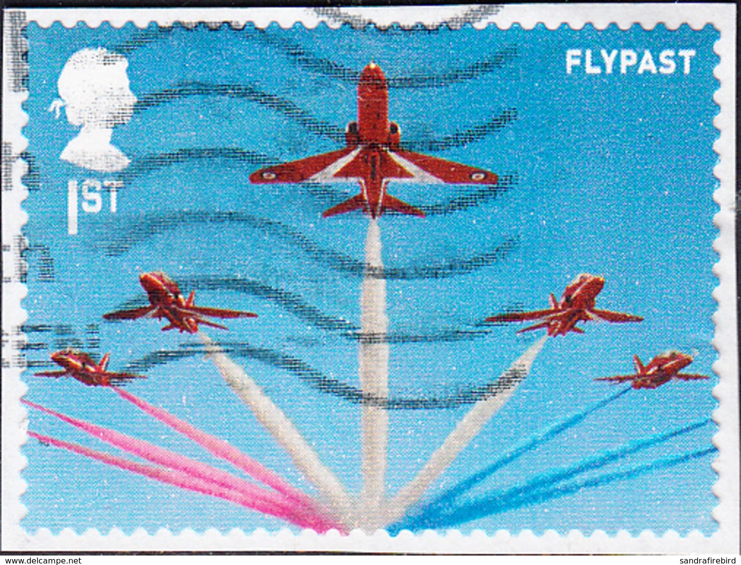 2018 Centenary Of The Royal Air Force - Self Adhesive Stamps -  Red Arrows  1st - Used Stamps