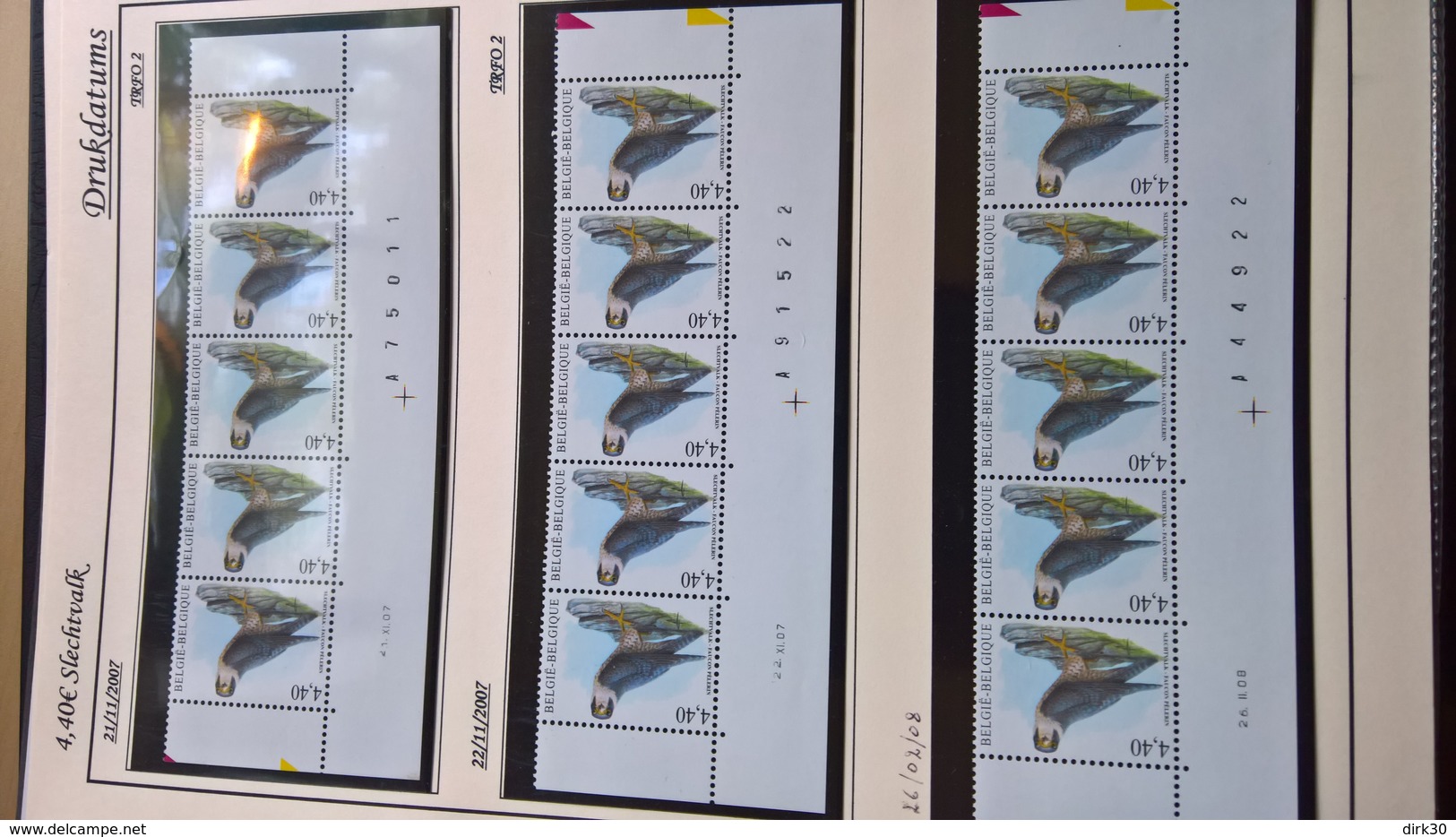 Belgie Andre Buzin Birds COLLECTION COMPLETE  DE TOUTES LES 1065 BANDES DATEES + EXTRAS !!!! RRRRRRRRR - 1985-.. Vogels (Buzin)