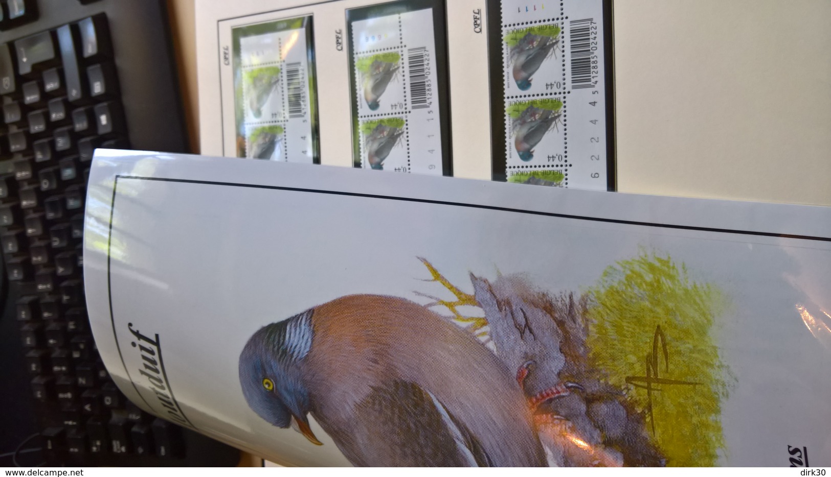 Belgie Andre Buzin birds COLLECTION COMPLETE  DE TOUTES LES 1065 BANDES DATEES + EXTRAS !!!! RRRRRRRRR
