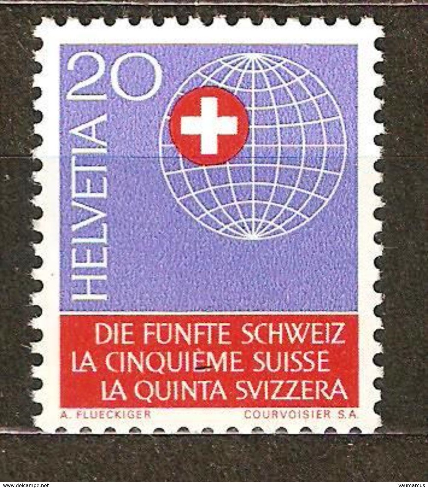 Zu 442 / Mi 841 / YT 774 Série Complète ** / MNH Voir Description - Neufs