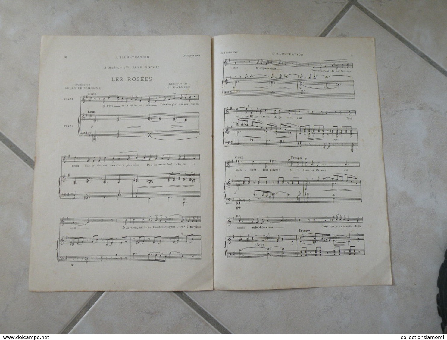 Danse Moravienne & Les Rosées -(Musique Victorin De Joncières & Henri Dallier)- Partition (Piano) - Strumenti A Tastiera