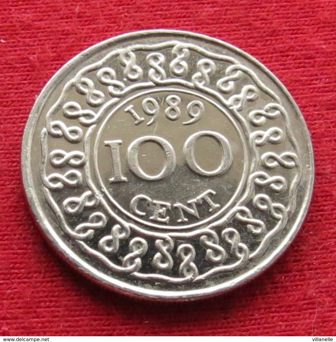Surinam 100 Cents 1989 KM# 23 Suriname Surinão - Surinam 1975 - ...