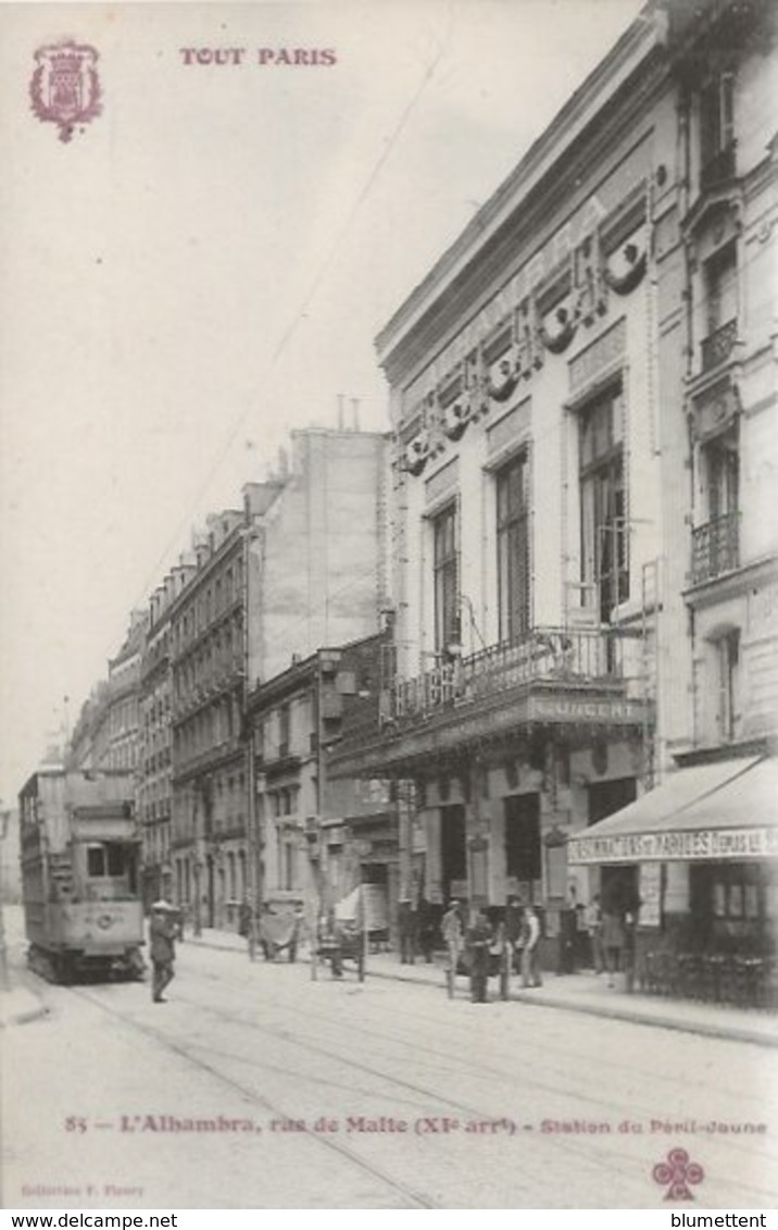 CPA - TOUT PARIS 85 - Théâtre L'Alambra Rue De Malte (XIème Arrt) Editeur FLEURY - Distrito: 11